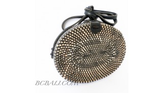 Oval  Ata Rattan Rafia  Bags women style best quality